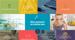 Desktop Screenshot of bienconcevoirsacuisine.com