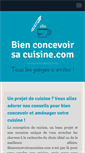 Mobile Screenshot of bienconcevoirsacuisine.com