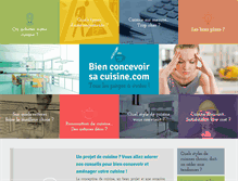 Tablet Screenshot of bienconcevoirsacuisine.com